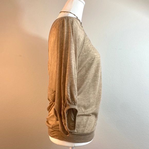 Three Dots Scoop Neck Top - Picture 3 of 13